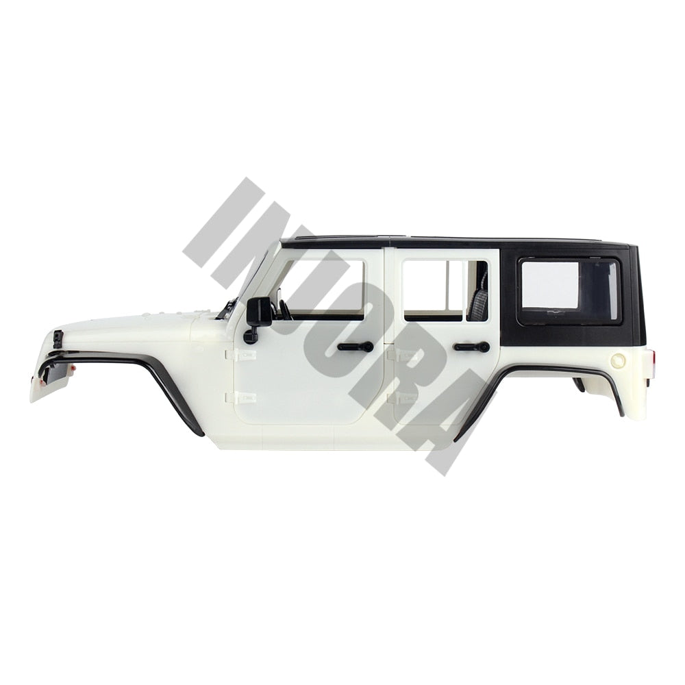 INJORA 313mm 12.3" Wheelbase Jeep Wrangler Unassembled Hard Top Body for Axial SCX10 & SCX10 II 90046 90047 6 INJORA 313mm 12.3" Wheelbase Jeep Wrangler Unassembled Hard Top Body for Axial SCX10 & SCX10 II 90046 90047