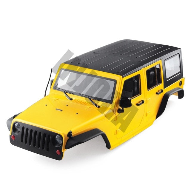 INJORA 313mm 12.3" Wheelbase Jeep Wrangler Unassembled Hard Top Body for Axial SCX10 & SCX10 II 90046 90047 10 INJORA 313mm 12.3" Wheelbase Jeep Wrangler Unassembled Hard Top Body for Axial SCX10 & SCX10 II 90046 90047