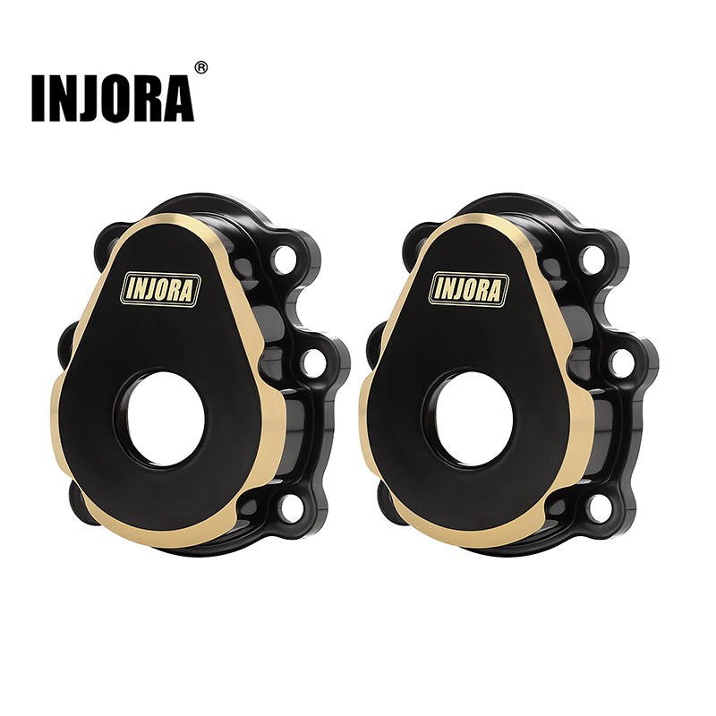 INJORA 31g/pcs Brass Outer Portal Housing Covers Counter Weight for 1/10 FMS FCX10
