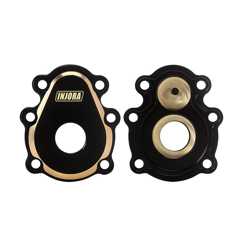 INJORA 31g/pcs Brass Outer Portal Housing Covers Counter Weight for 1/10 FMS FCX10 4 INJORA 31g/pcs Brass Outer Portal Housing Covers Counter Weight for 1/10 FMS FCX10