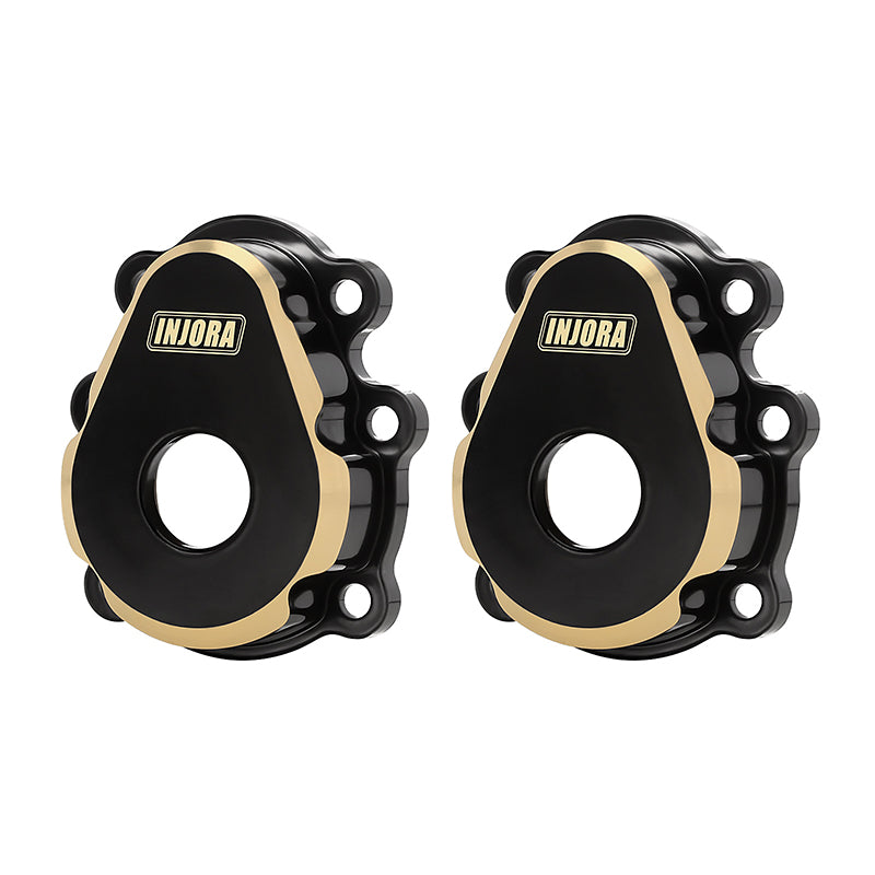 INJORA 31g/pcs Brass Outer Portal Housing Covers Counter Weight for 1/10 FMS FCX10 5 INJORA 31g/pcs Brass Outer Portal Housing Covers Counter Weight for 1/10 FMS FCX10