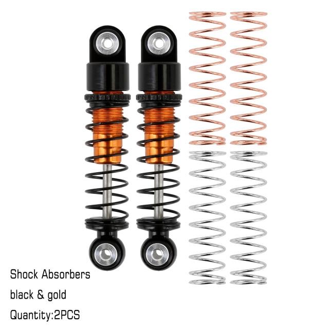 INJORA 32mm Aluminum Threaded Mini Shock Absorber Spring Damper for Axial SCX24