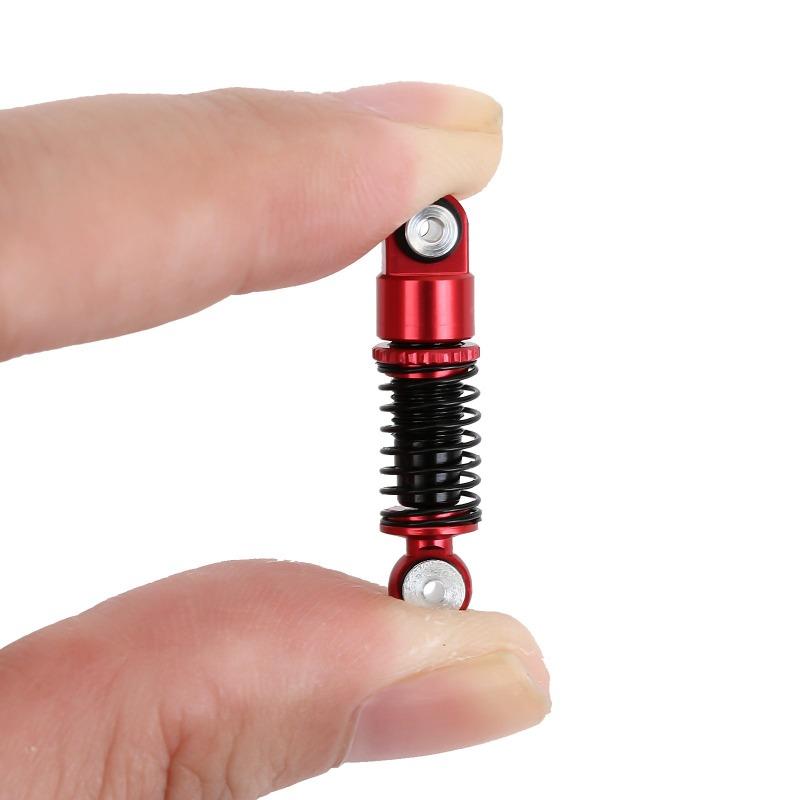 INJORA 32mm Aluminum Threaded Mini Shock Absorber Spring Damper for Axial SCX24 9 INJORA 32mm Aluminum Threaded Mini Shock Absorber Spring Damper for Axial SCX24