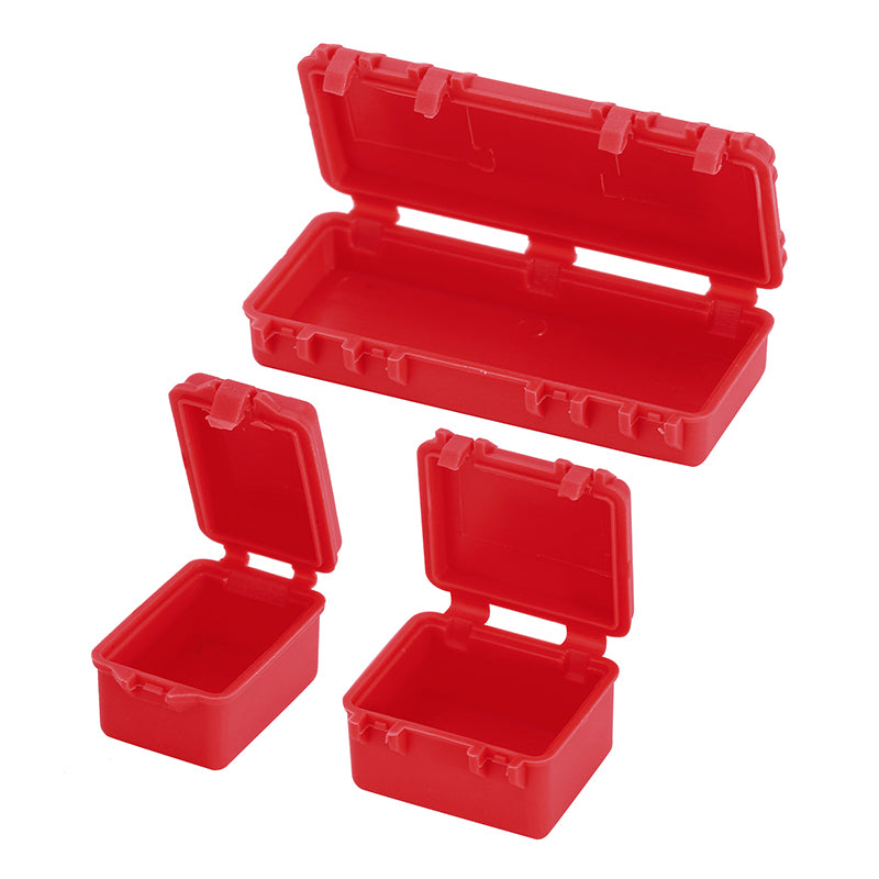 INJORA 3pcs Mini Storage Box Equipment Case Scale Accessory for 1/18 1/24 RC Crawler 21 INJORA 3pcs Mini Storage Box Equipment Case Scale Accessory for 1/18 1/24 RC Crawler