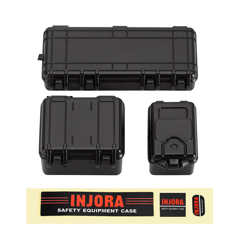 INJORA 3pcs Mini Storage Box Equipment Case Scale Accessory for 1/18 1/24 RC Crawler 7 INJORA 3pcs Mini Storage Box Equipment Case Scale Accessory for 1/18 1/24 RC Crawler