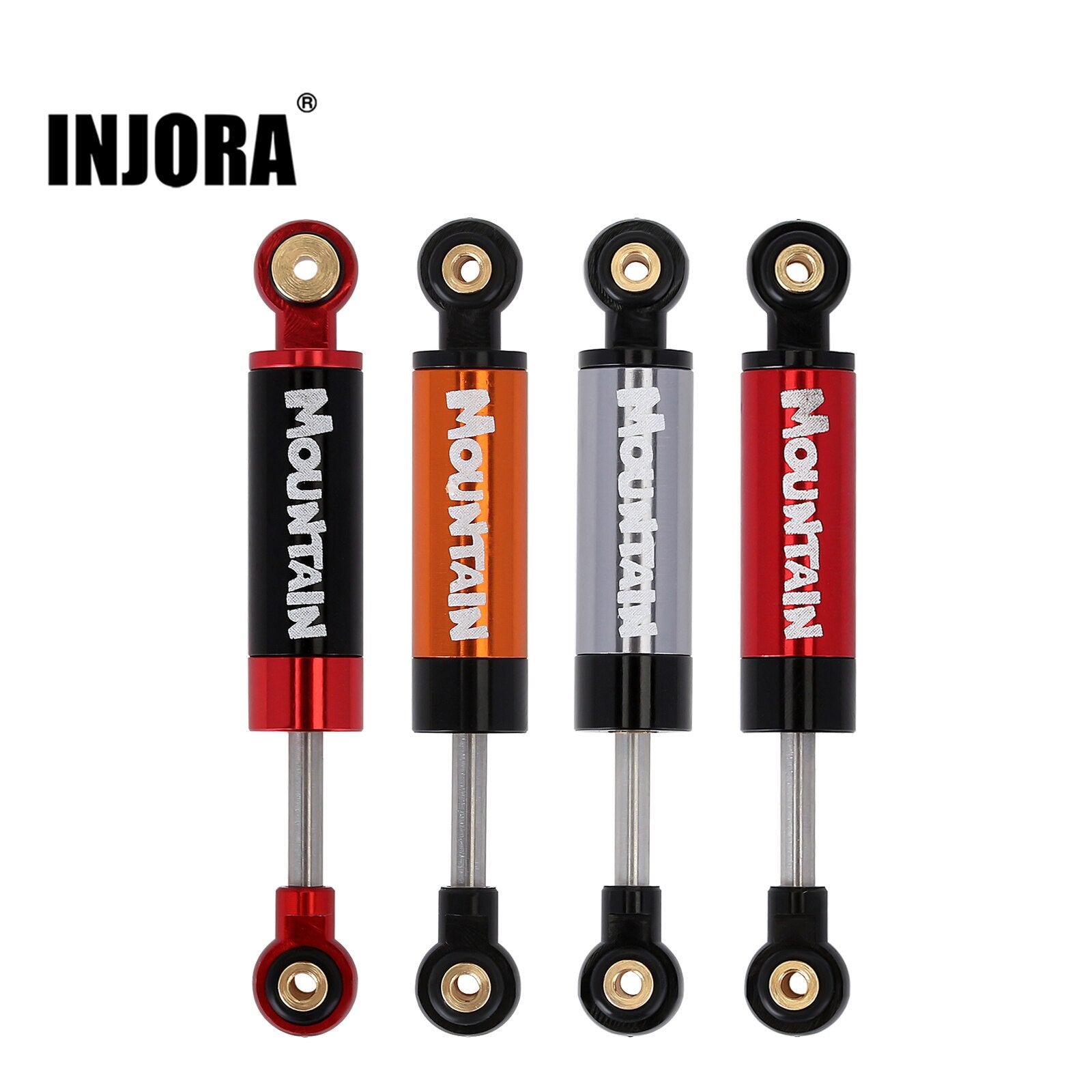 INJORA 40mm Metal Built-in Spring Shock Absorber Damper for Axial SCX24