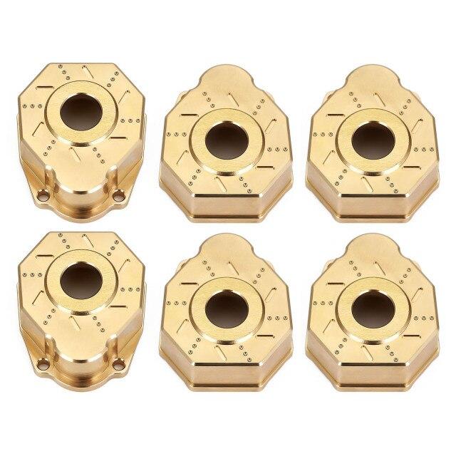 INJORA 41g/pcs Brass Outer Portal Drive Housing #8251 for TRX-4 TRX-6 14 INJORA 41g/pcs Brass Outer Portal Drive Housing #8251 for TRX-4 TRX-6