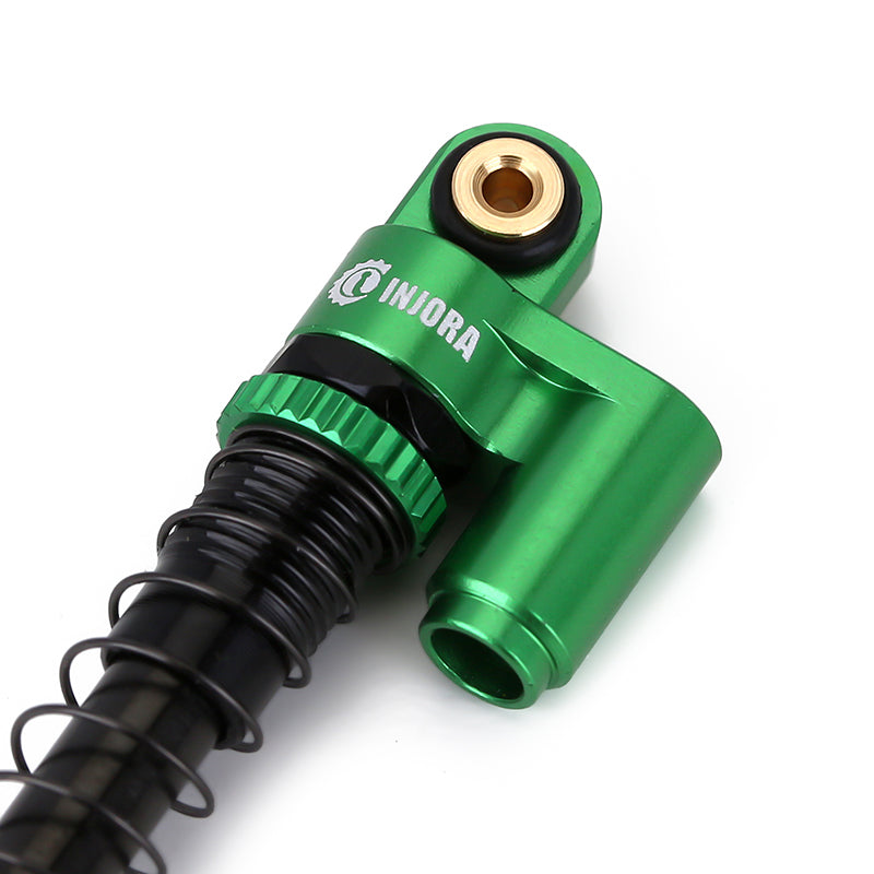 INJORA 43mm Aluminum Threaded Double Barrel Shocks with Fake Reservoir for Axial SCX24 12 INJORA 43mm Aluminum Threaded Double Barrel Shocks with Fake Reservoir for Axial SCX24