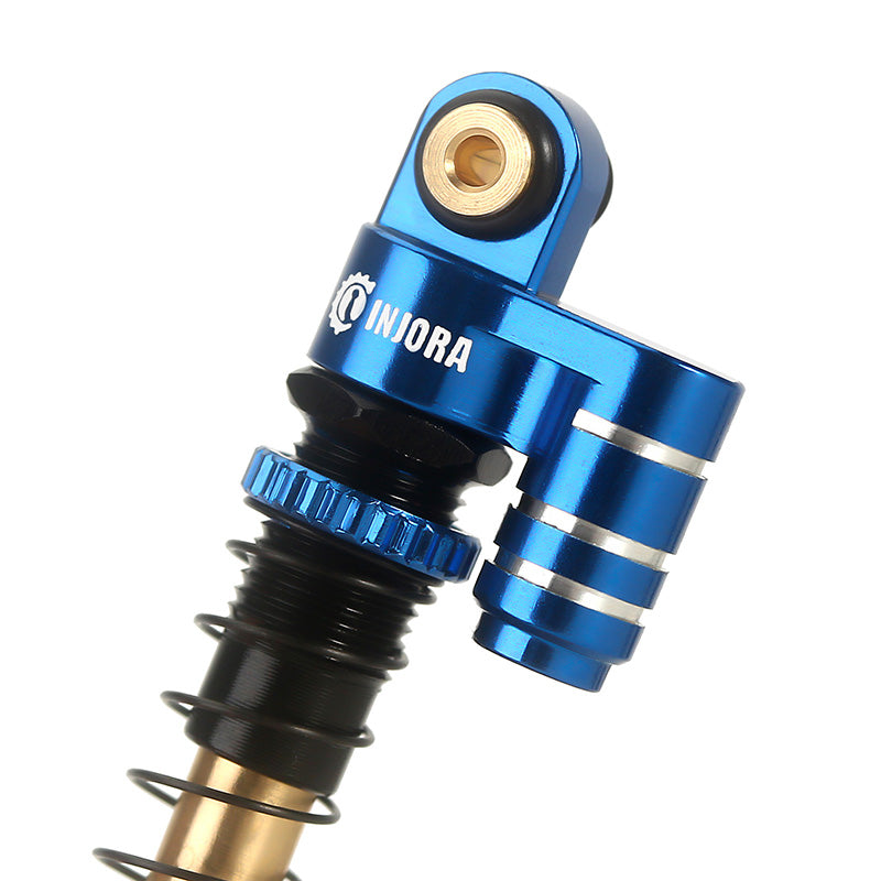 INJORA 43mm Aluminum Threaded Double Barrel Shocks with Fake Reservoir for Axial SCX24 22 INJORA 43mm Aluminum Threaded Double Barrel Shocks with Fake Reservoir for Axial SCX24