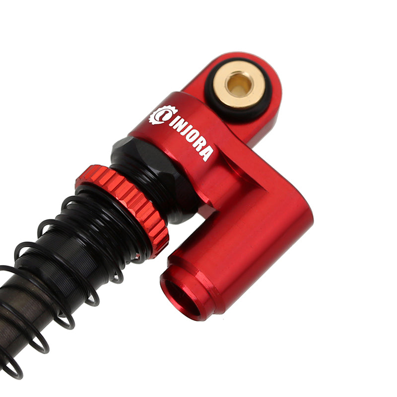 INJORA 43mm Aluminum Threaded Double Barrel Shocks with Fake Reservoir for Axial SCX24 7 INJORA 43mm Aluminum Threaded Double Barrel Shocks with Fake Reservoir for Axial SCX24