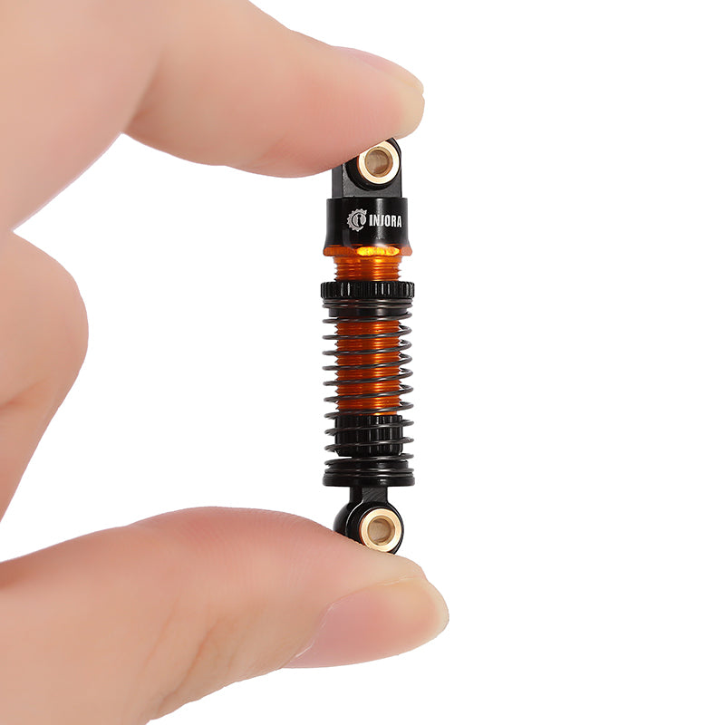 INJORA 45mm Aluminum Threaded Oil Shock Absorbers for FMS FCX24 FCX18 12 INJORA 45mm Aluminum Threaded Oil Shock Absorbers for FMS FCX24 FCX18