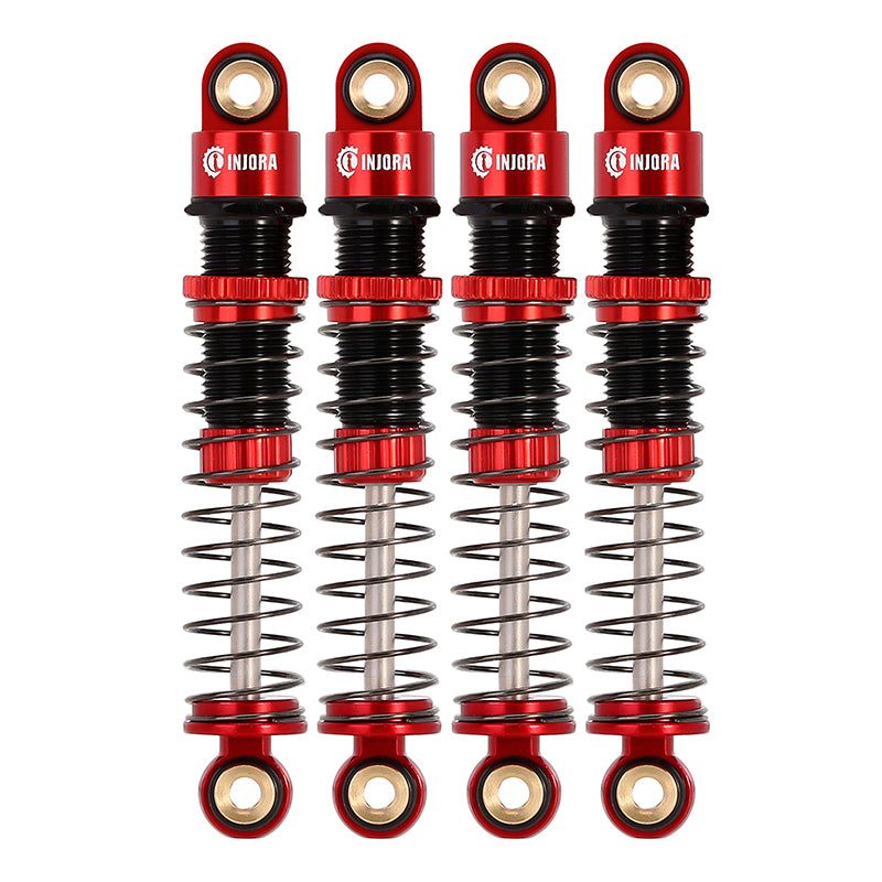 INJORA 45mm Aluminum Threaded Oil Shock Absorbers for FMS FCX24 FCX18 16 INJORA 45mm Aluminum Threaded Oil Shock Absorbers for FMS FCX24 FCX18