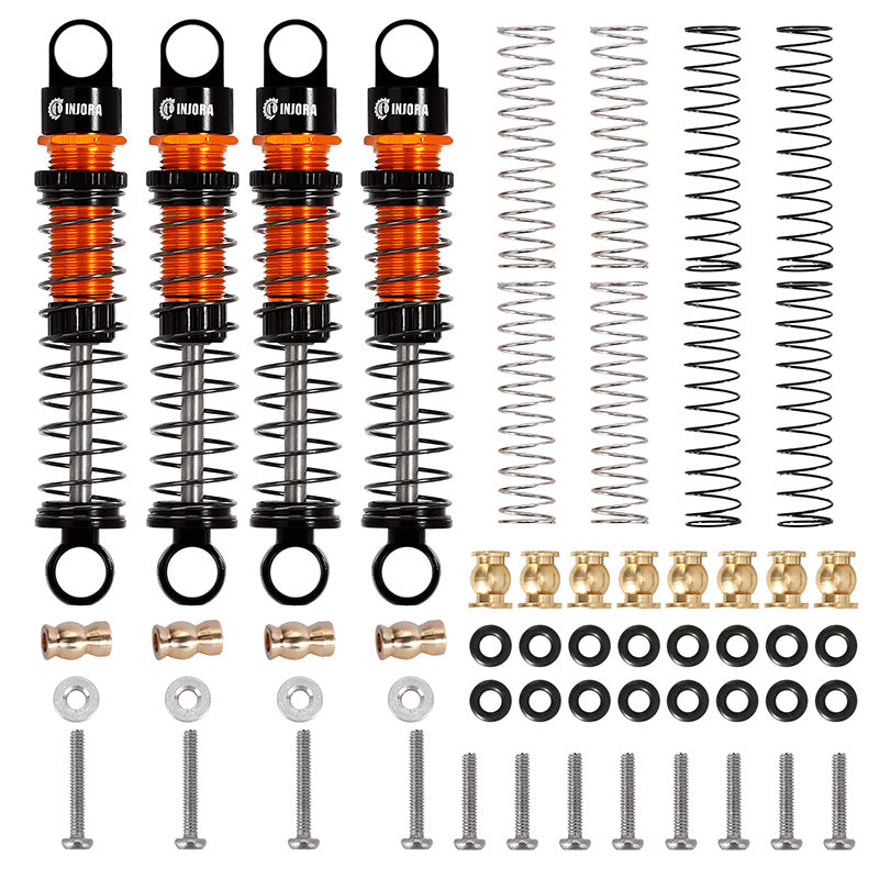 INJORA 45mm Aluminum Threaded Oil Shock Absorbers for FMS FCX24 FCX18 17 INJORA 45mm Aluminum Threaded Oil Shock Absorbers for FMS FCX24 FCX18