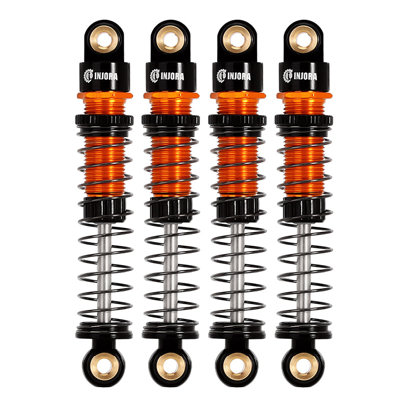 INJORA 45mm Aluminum Threaded Oil Shock Absorbers for FMS FCX24 FCX18 18 INJORA 45mm Aluminum Threaded Oil Shock Absorbers for FMS FCX24 FCX18
