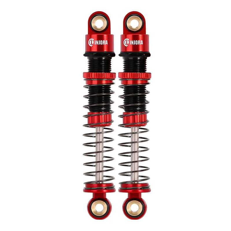 INJORA 45mm Aluminum Threaded Oil Shock Absorbers for FMS FCX24 FCX18 4 INJORA 45mm Aluminum Threaded Oil Shock Absorbers for FMS FCX24 FCX18