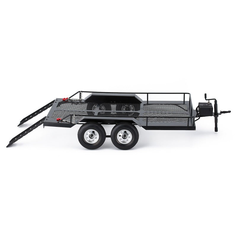 INJORA 465*290mm Metal Trailer for 1/10 RC Crawler 4 INJORA 465*290mm Metal Trailer for 1/10 RC Crawler