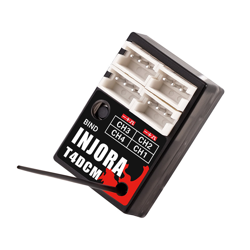 INJORA 4CH T4DCM Compact Receiver for INJORA Transmitter T6DC T6DCG T6M 9 INJORA 4CH T4DCM Compact Receiver for INJORA Transmitter T6DC T6DCG T6M