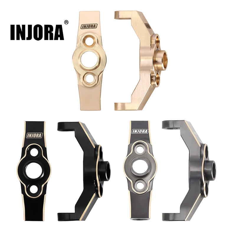 INJORA 4g/pcs Brass Caster Blocks C Hub Carriers for 1/18 TRX4M (2) (4M-05)