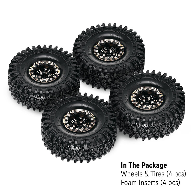 INJORA 4PCS 1.0" 64*24mm Brass Wheel Rims Tires Set for 1/18 1/24 RC Crawlers (W1005-T1011) 7 INJORA 4PCS 1.0" 64*24mm Brass Wheel Rims Tires Set for 1/18 1/24 RC Crawlers (W1005-T1011)