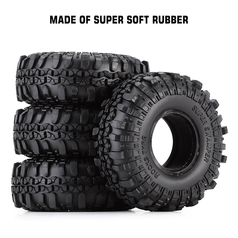 INJORA 4PCS 1.9" 108*40mm Rubber Tires for 1/10 RC Crawler 7 INJORA 4PCS 1.9" 108*40mm Rubber Tires for 1/10 RC Crawler