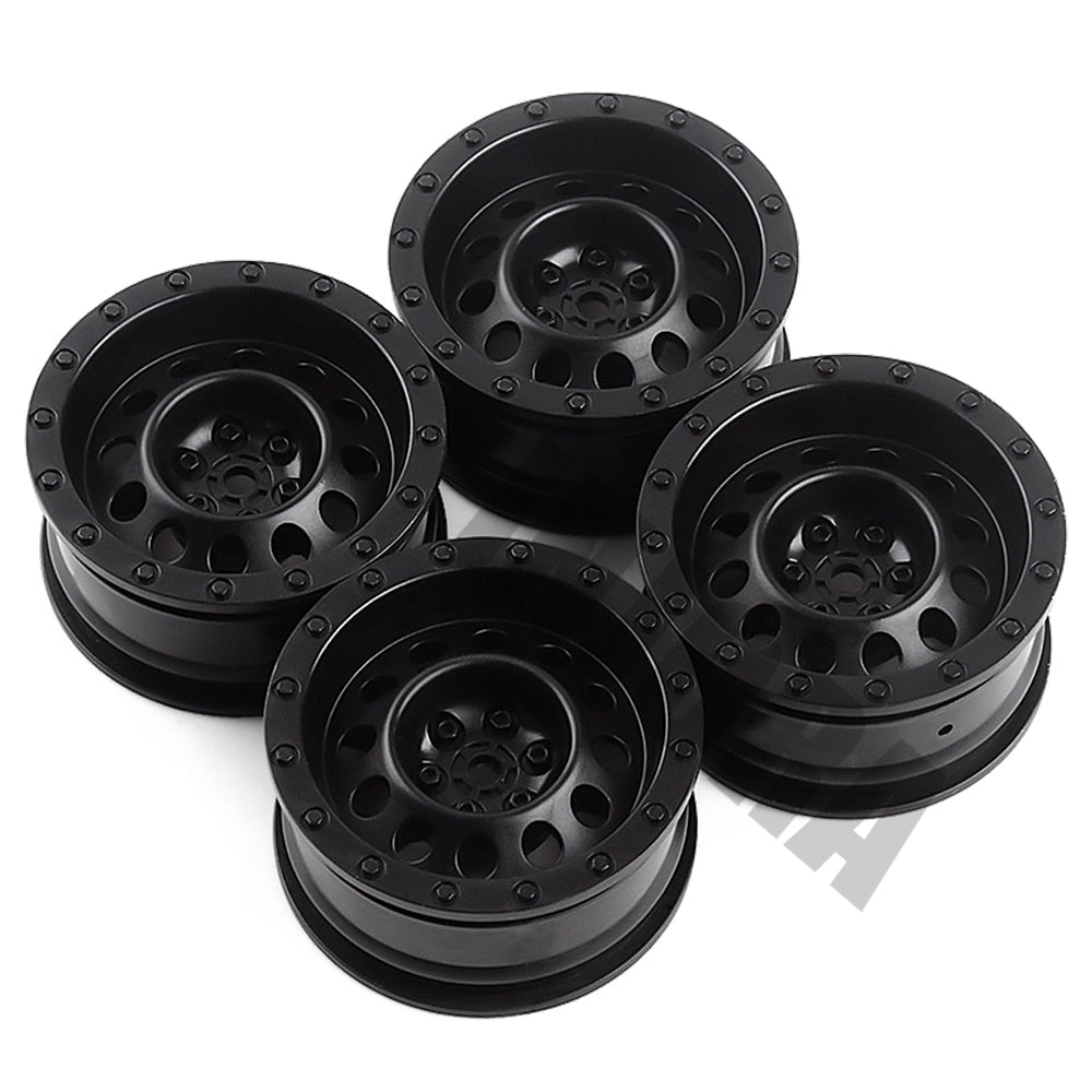 INJORA 4PCS 1.9" 12-hole Plastic Wheel Rims for 1/10 RC Crawler 8 INJORA 4PCS 1.9" 12-hole Plastic Wheel Rims for 1/10 RC Crawler