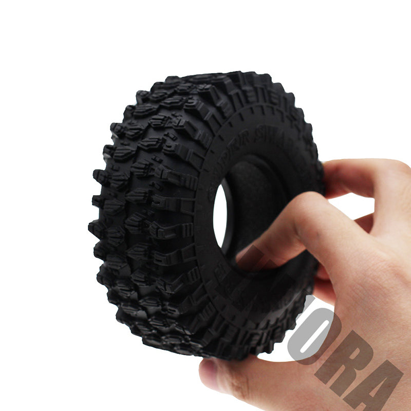 INJORA 4PCS 1.9" 120*42mm Rubber Tires Tyres for 1/10 RC Crawler 4 INJORA 4PCS 1.9" 120*42mm Rubber Tires Tyres for 1/10 RC Crawler