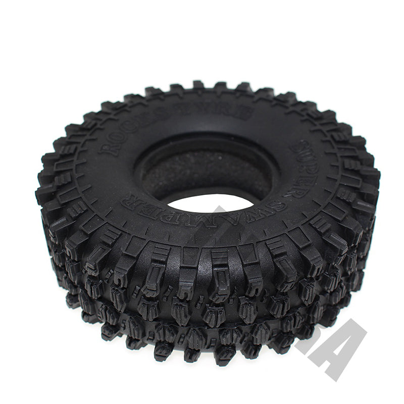 INJORA 4PCS 1.9" 120*42mm Rubber Tires Tyres for 1/10 RC Crawler 5 INJORA 4PCS 1.9" 120*42mm Rubber Tires Tyres for 1/10 RC Crawler
