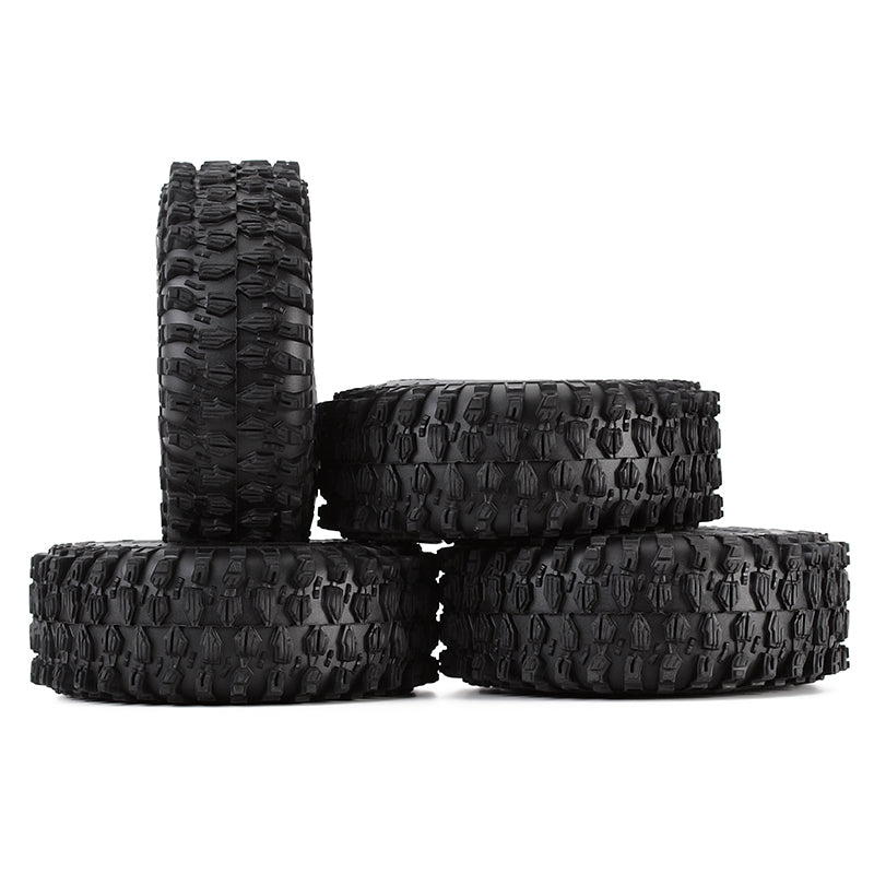 INJORA 4PCS 1.9" 120*42mm Rubber Tires Tyres for 1/10 RC Crawler 8 INJORA 4PCS 1.9" 120*42mm Rubber Tires Tyres for 1/10 RC Crawler