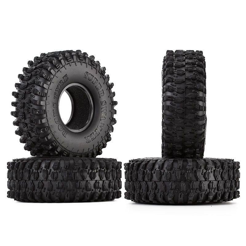 INJORA 4PCS 1.9" 120*42mm Rubber Tires Tyres for 1/10 RC Crawler 9 INJORA 4PCS 1.9" 120*42mm Rubber Tires Tyres for 1/10 RC Crawler