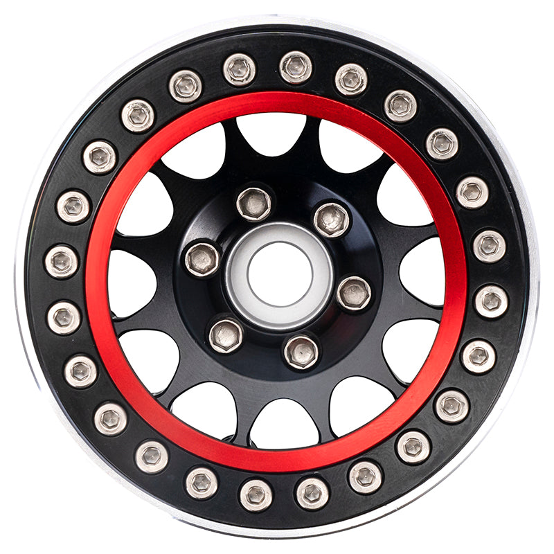 INJORA 4PCS 1.9" Beadlock Wheel Rim Hub CNC Aluminum for 1/10 RC Crawlers 5 INJORA 4PCS 1.9" Beadlock Wheel Rim Hub CNC Aluminum for 1/10 RC Crawlers