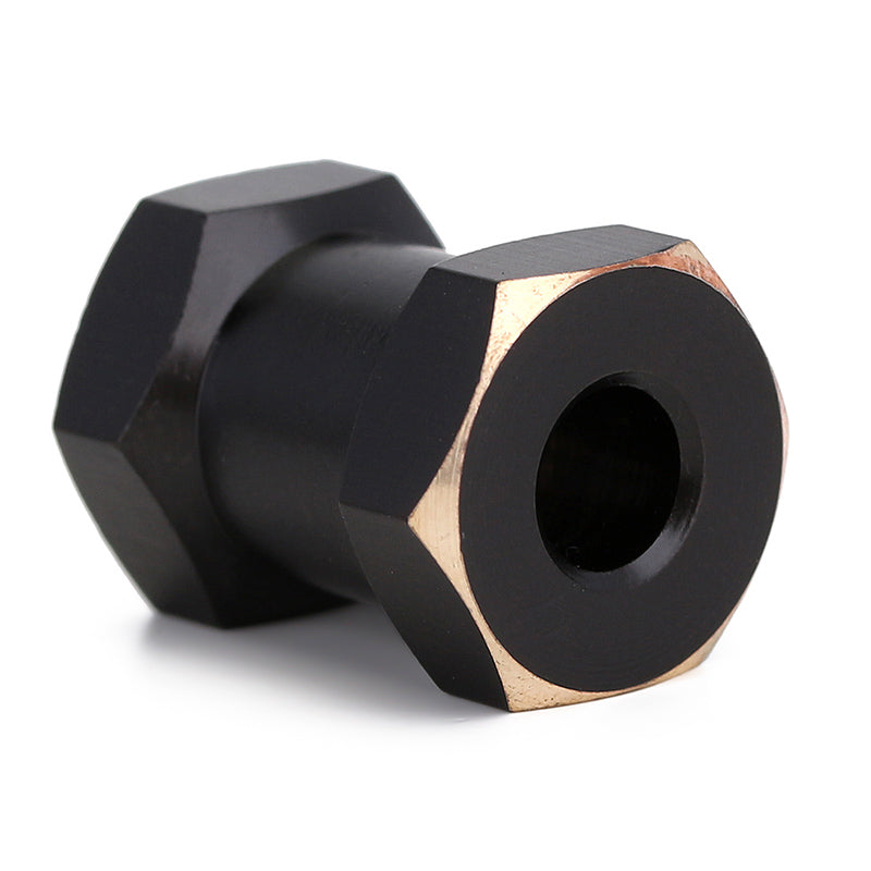 INJORA 4PCS 12mm Black Coating Brass Wheel Hex Hub Extenders for SCX10 & SCX10 II 10 INJORA 4PCS 12mm Black Coating Brass Wheel Hex Hub Extenders for SCX10 & SCX10 II