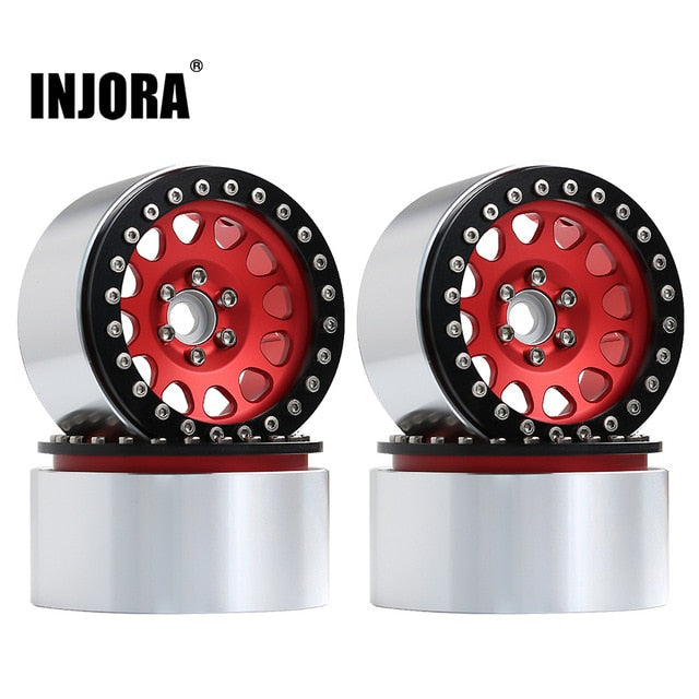 INJORA 4PCS 2.2" Aluminum Beadlock Wheel Rims for 1/10 RC Crawler 14 INJORA 4PCS 2.2" Aluminum Beadlock Wheel Rims for 1/10 RC Crawler