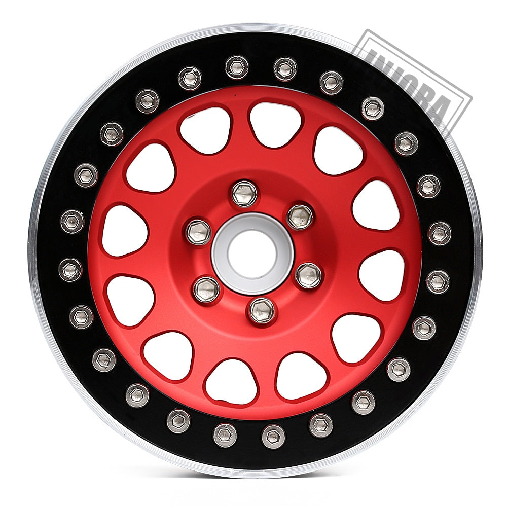 INJORA 4PCS 2.2" Aluminum Beadlock Wheel Rims for 1/10 RC Crawler 16 INJORA 4PCS 2.2" Aluminum Beadlock Wheel Rims for 1/10 RC Crawler