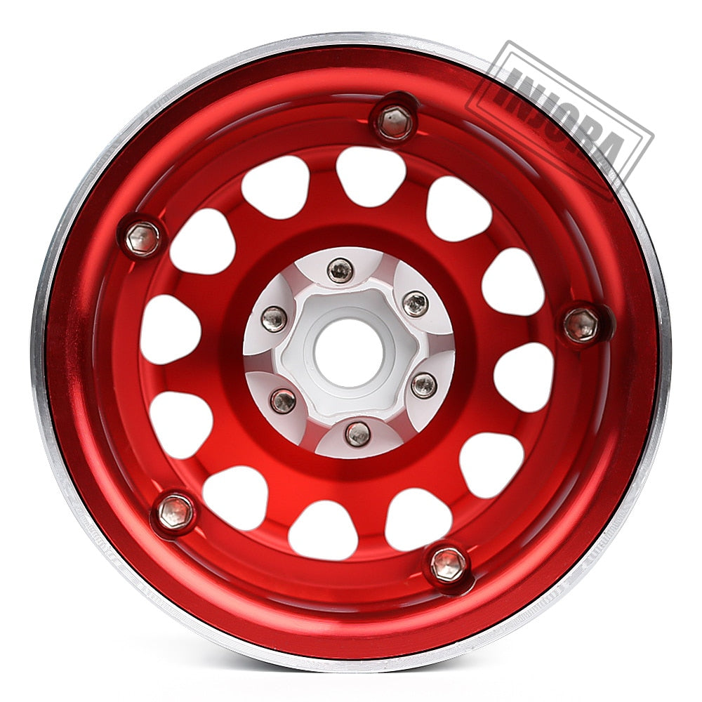 INJORA 4PCS 2.2" Aluminum Beadlock Wheel Rims for 1/10 RC Crawler 17 INJORA 4PCS 2.2" Aluminum Beadlock Wheel Rims for 1/10 RC Crawler