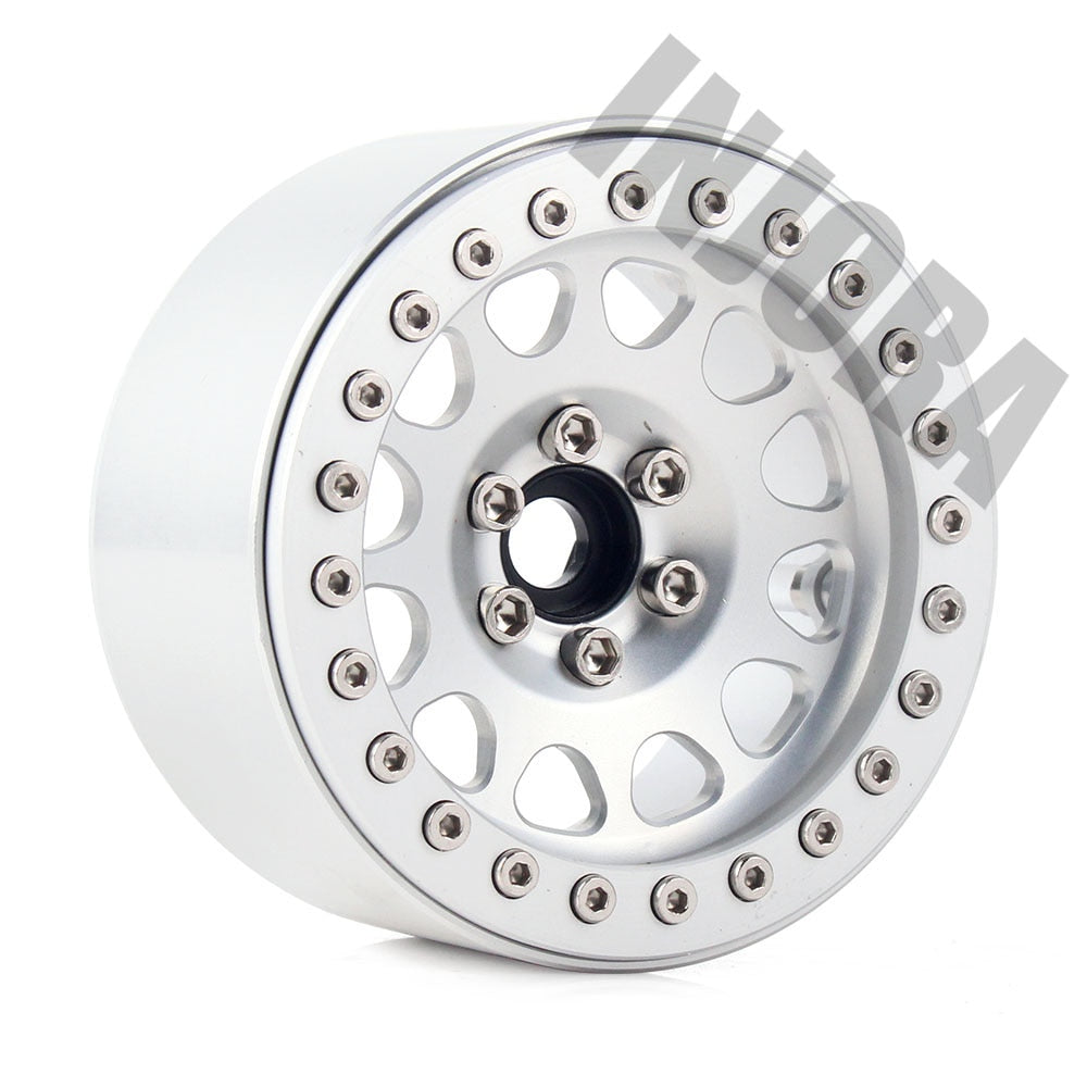 INJORA 4PCS 2.2" Aluminum Beadlock Wheel Rims for 1/10 RC Crawler 20 INJORA 4PCS 2.2" Aluminum Beadlock Wheel Rims for 1/10 RC Crawler