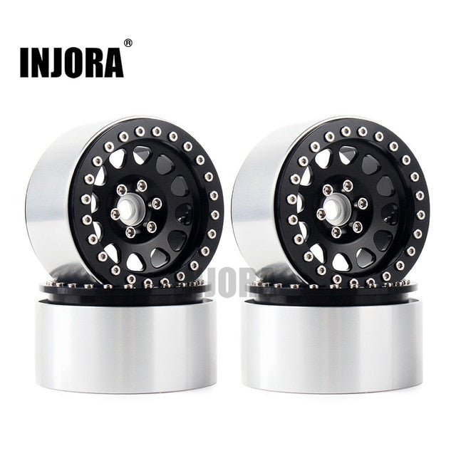 INJORA 4PCS 2.2" Aluminum Beadlock Wheel Rims for 1/10 RC Crawler 25 INJORA 4PCS 2.2" Aluminum Beadlock Wheel Rims for 1/10 RC Crawler