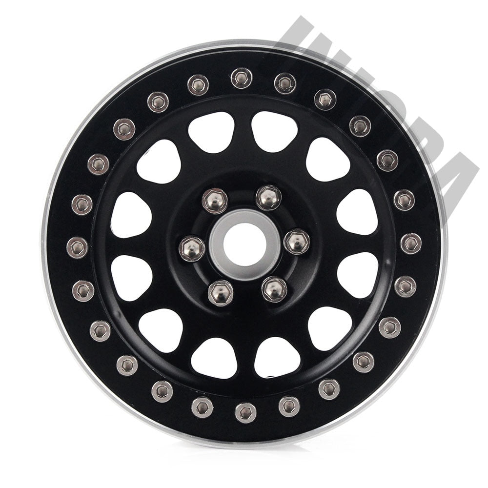 INJORA 4PCS 2.2" Aluminum Beadlock Wheel Rims for 1/10 RC Crawler 28 INJORA 4PCS 2.2" Aluminum Beadlock Wheel Rims for 1/10 RC Crawler