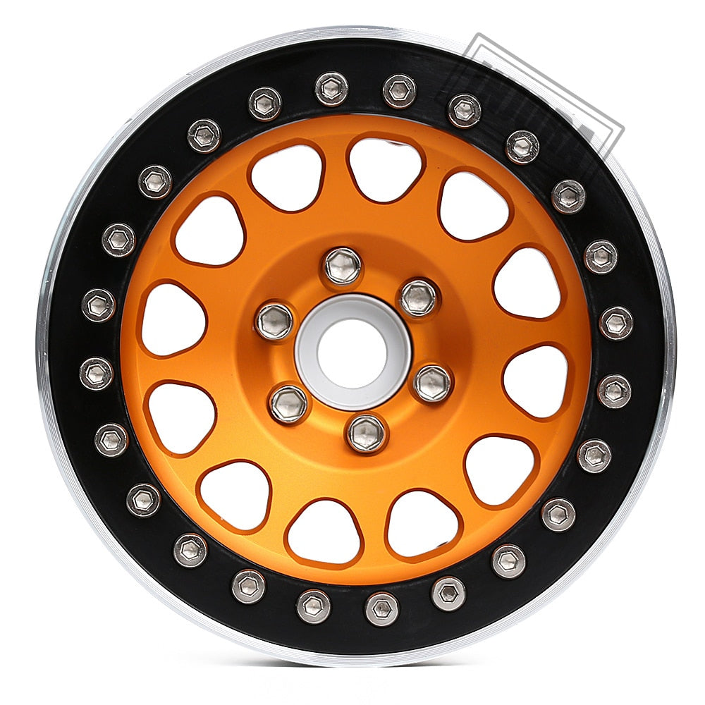INJORA 4PCS 2.2" Aluminum Beadlock Wheel Rims for 1/10 RC Crawler 4 INJORA 4PCS 2.2" Aluminum Beadlock Wheel Rims for 1/10 RC Crawler