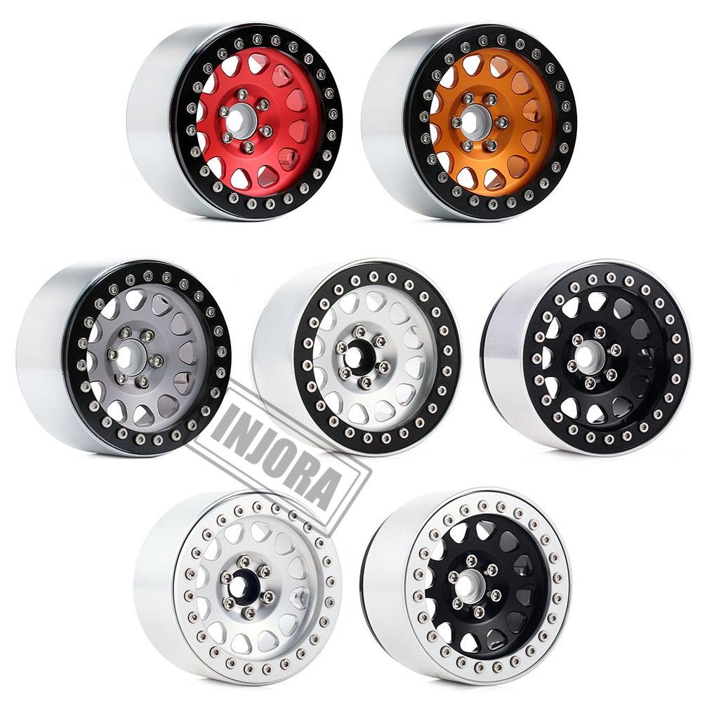INJORA 4PCS 2.2" Aluminum Beadlock Wheel Rims for 1/10 RC Crawler 37 INJORA 4PCS 2.2" Aluminum Beadlock Wheel Rims for 1/10 RC Crawler