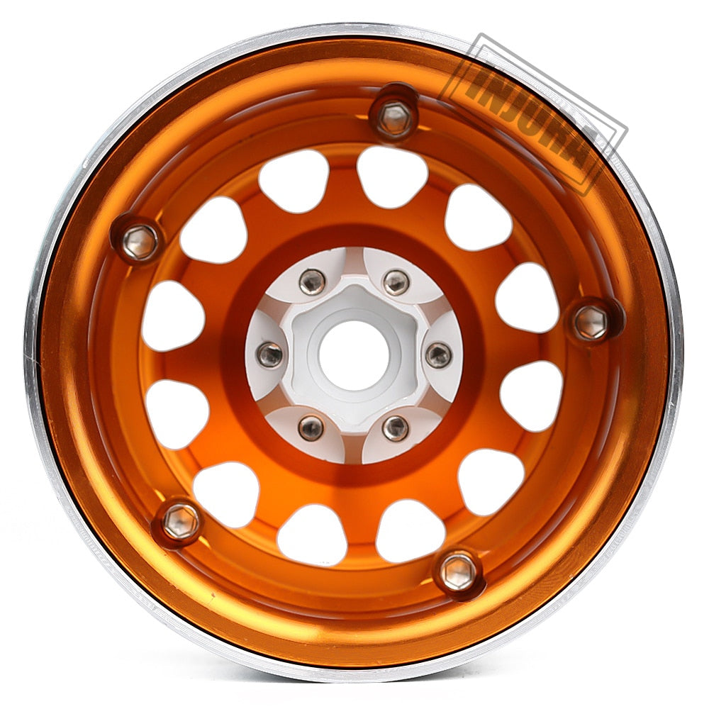 INJORA 4PCS 2.2" Aluminum Beadlock Wheel Rims for 1/10 RC Crawler 5 INJORA 4PCS 2.2" Aluminum Beadlock Wheel Rims for 1/10 RC Crawler