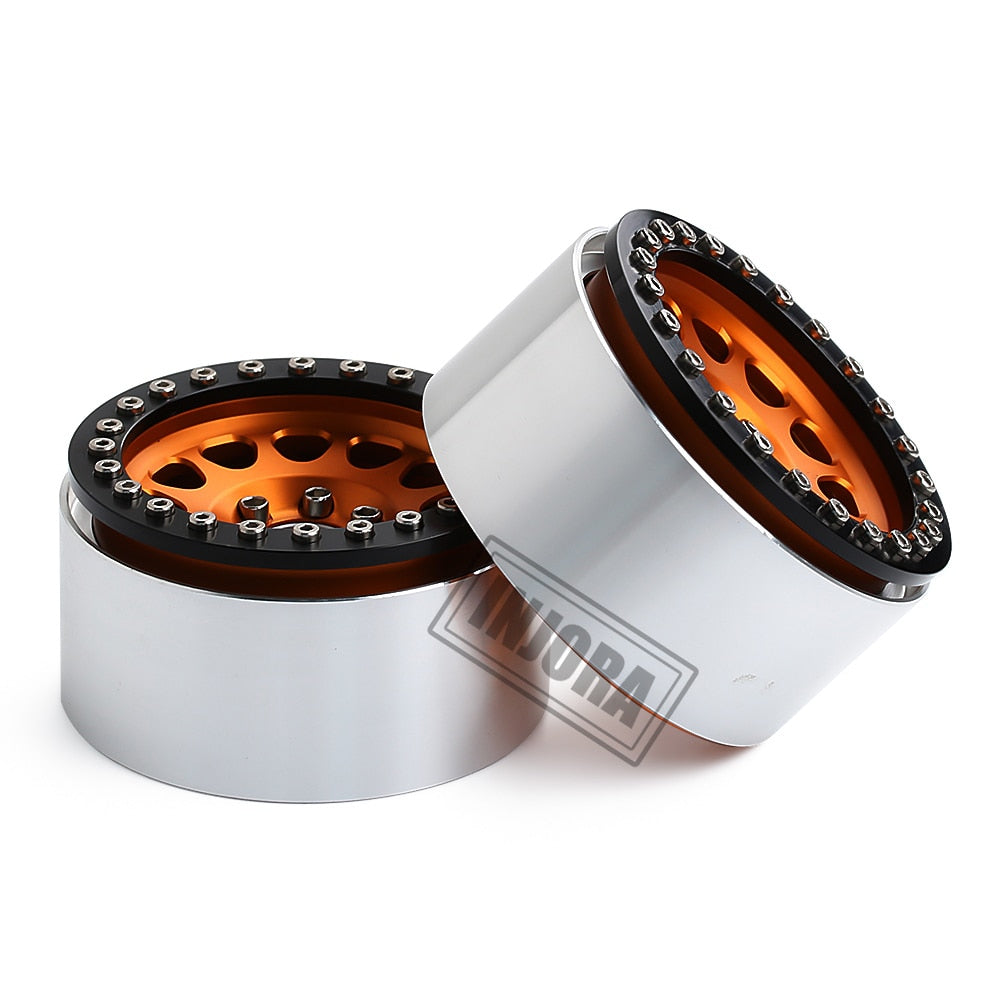 INJORA 4PCS 2.2" Aluminum Beadlock Wheel Rims for 1/10 RC Crawler 6 INJORA 4PCS 2.2" Aluminum Beadlock Wheel Rims for 1/10 RC Crawler