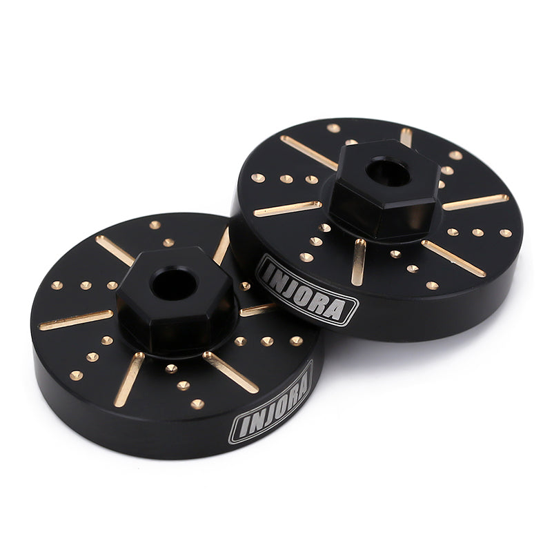 INJORA 4pcs 6g/pcs Black Wheel Weights with Wheel Hex Hubs for Axial SCX24 AX24 5 INJORA 4pcs 6g/pcs Black Wheel Weights with Wheel Hex Hubs for Axial SCX24 AX24
