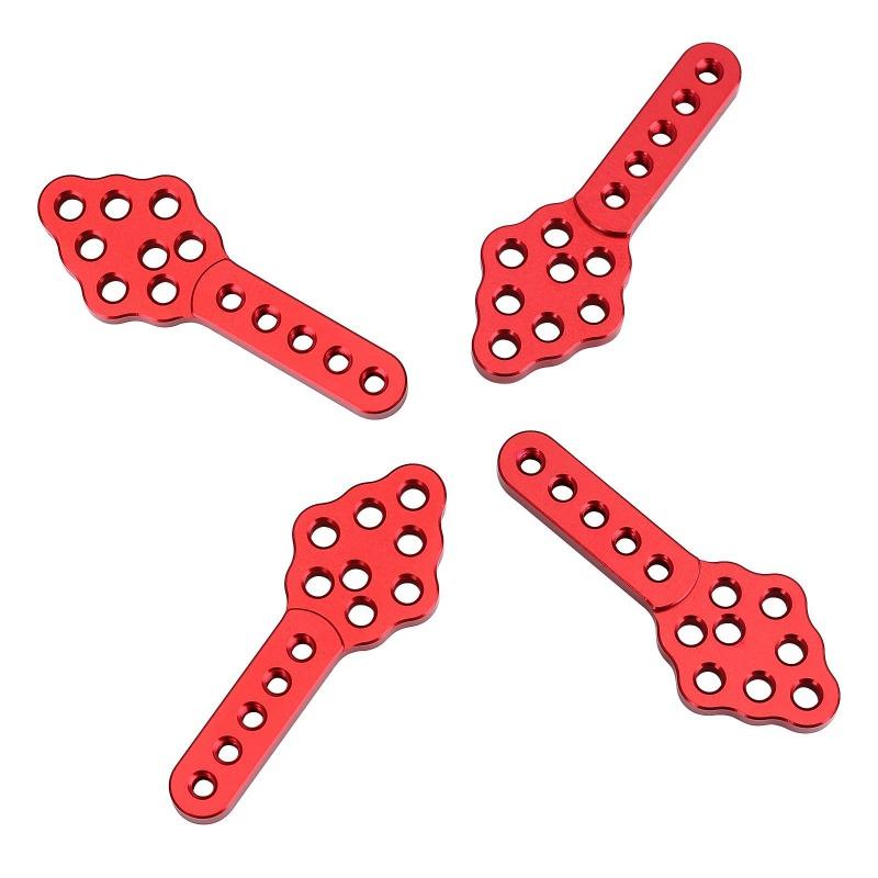INJORA 4pcs CNC Metal Shock Absorber Mount Adjust Height Angle Stand for 1/10 RC Crawler 12 INJORA 4pcs CNC Metal Shock Absorber Mount Adjust Height Angle Stand for 1/10 RC Crawler