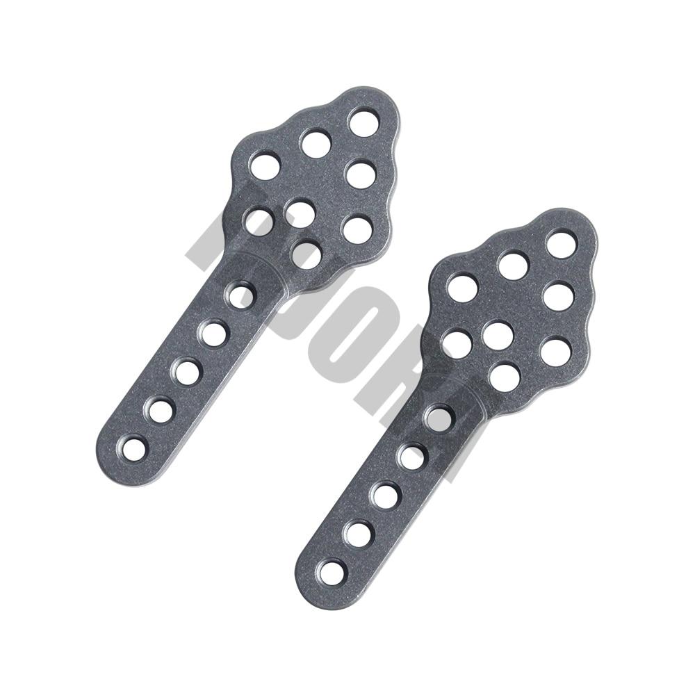 INJORA 4pcs CNC Metal Shock Absorber Mount Adjust Height Angle Stand for 1/10 RC Crawler 5 INJORA 4pcs CNC Metal Shock Absorber Mount Adjust Height Angle Stand for 1/10 RC Crawler
