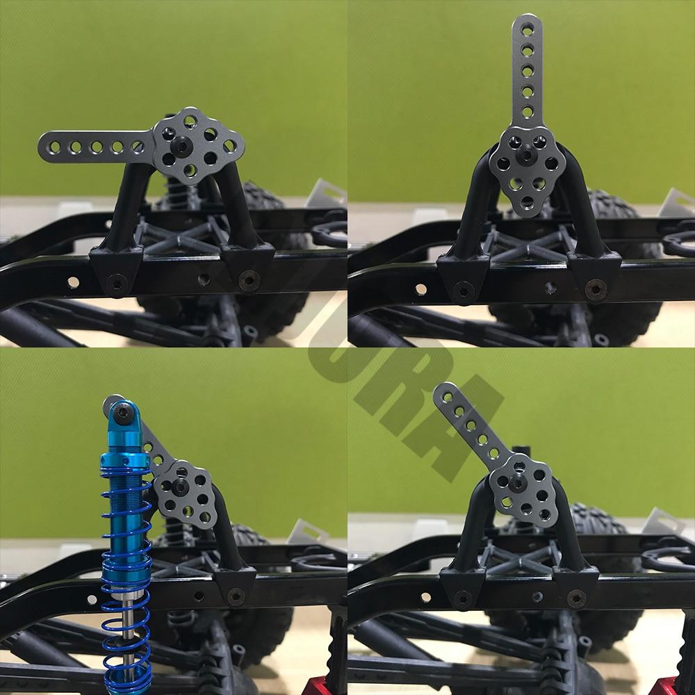 INJORA 4pcs CNC Metal Shock Absorber Mount Adjust Height Angle Stand for 1/10 RC Crawler 9 INJORA 4pcs CNC Metal Shock Absorber Mount Adjust Height Angle Stand for 1/10 RC Crawler