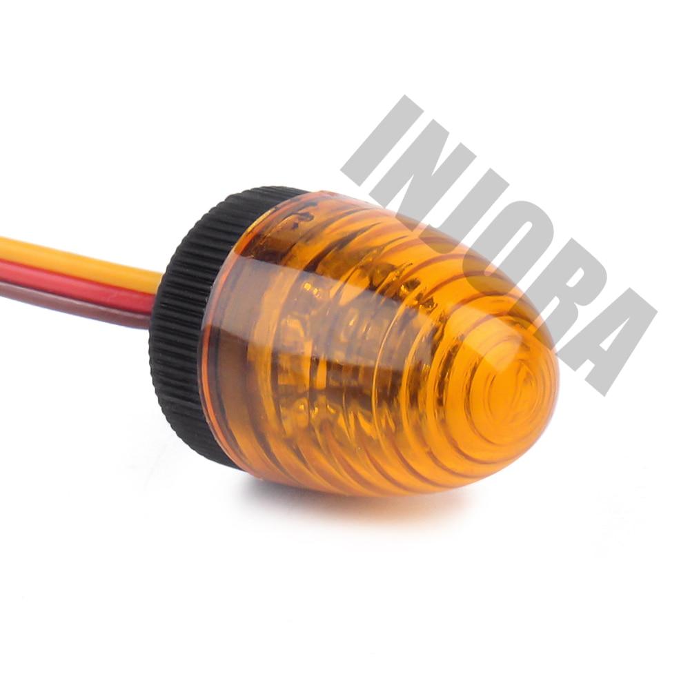 INJORA 4PCS LED Lights Set, Strobing-blasting/Flashing/Rotating Mode for Tamiya Tractor 12 INJORA 4PCS LED Lights Set, Strobing-blasting/Flashing/Rotating Mode for Tamiya Tractor