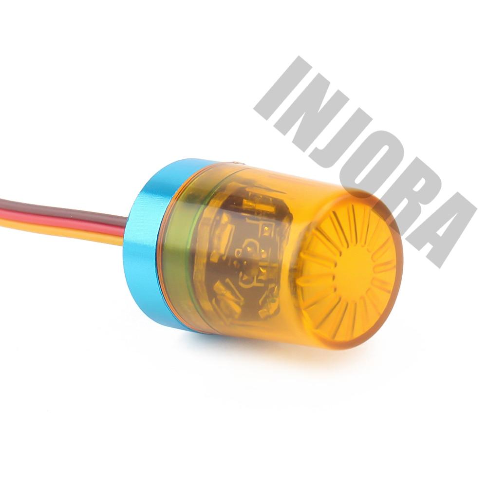 INJORA 4PCS LED Lights Set, Strobing-blasting/Flashing/Rotating Mode for Tamiya Tractor 4 INJORA 4PCS LED Lights Set, Strobing-blasting/Flashing/Rotating Mode for Tamiya Tractor
