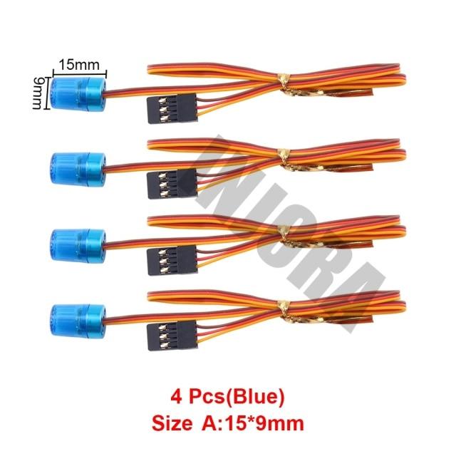 INJORA 4PCS LED Lights Set, Strobing-blasting/Flashing/Rotating Mode for Tamiya Tractor 5 INJORA 4PCS LED Lights Set, Strobing-blasting/Flashing/Rotating Mode for Tamiya Tractor