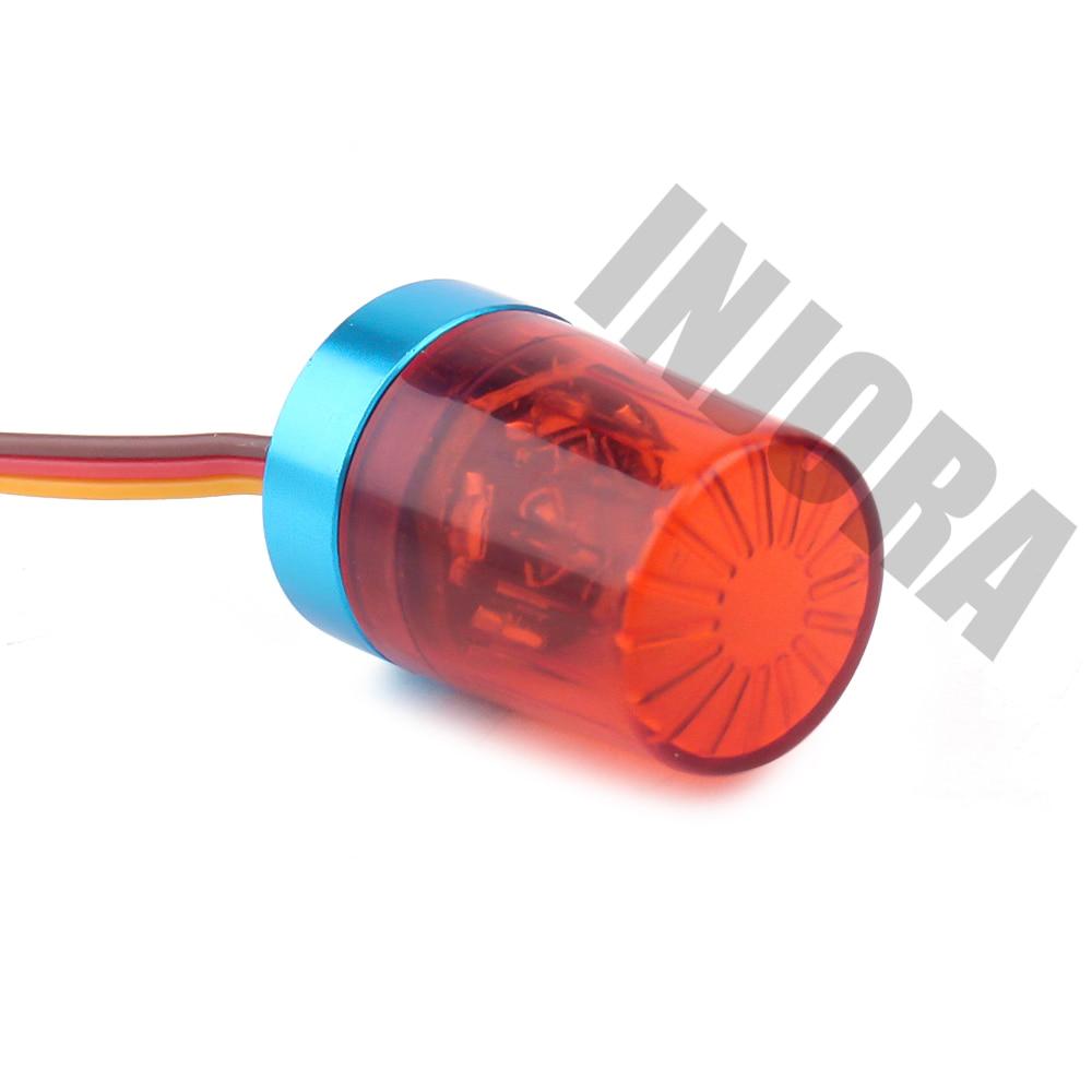 INJORA 4PCS LED Lights Set, Strobing-blasting/Flashing/Rotating Mode for Tamiya Tractor 8 INJORA 4PCS LED Lights Set, Strobing-blasting/Flashing/Rotating Mode for Tamiya Tractor