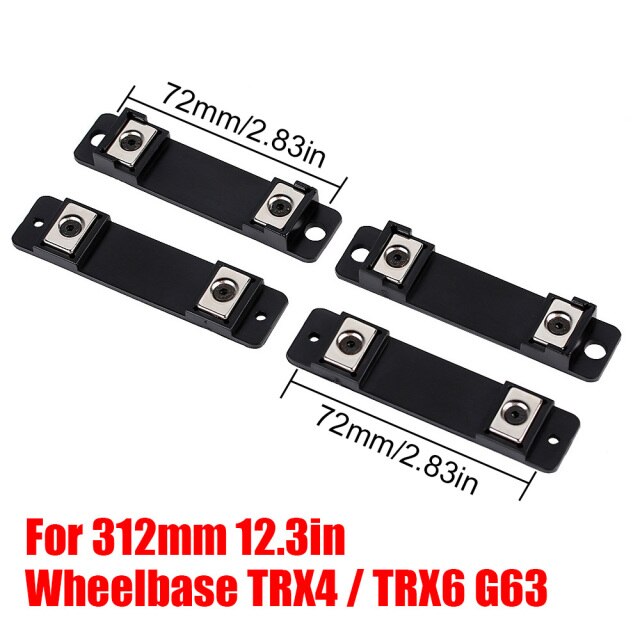 INJORA 4PCS Magnetic Shell Column Stand Body Post for TRX-4 G500 TRX-6 G63 4 INJORA 4PCS Magnetic Shell Column Stand Body Post for TRX-4 G500 TRX-6 G63
